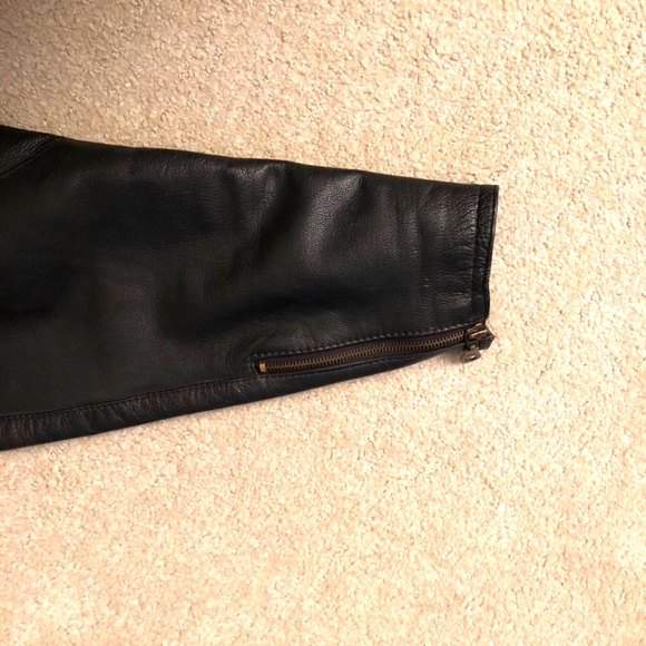 Motorcycle. Leather Motorcycle Jacket SUPER FAST SHIPPING - Picture 6 of 9